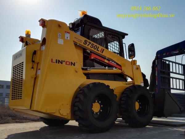 Xuc lat do nguoc Lion'on (Lin'on skid steer loader)